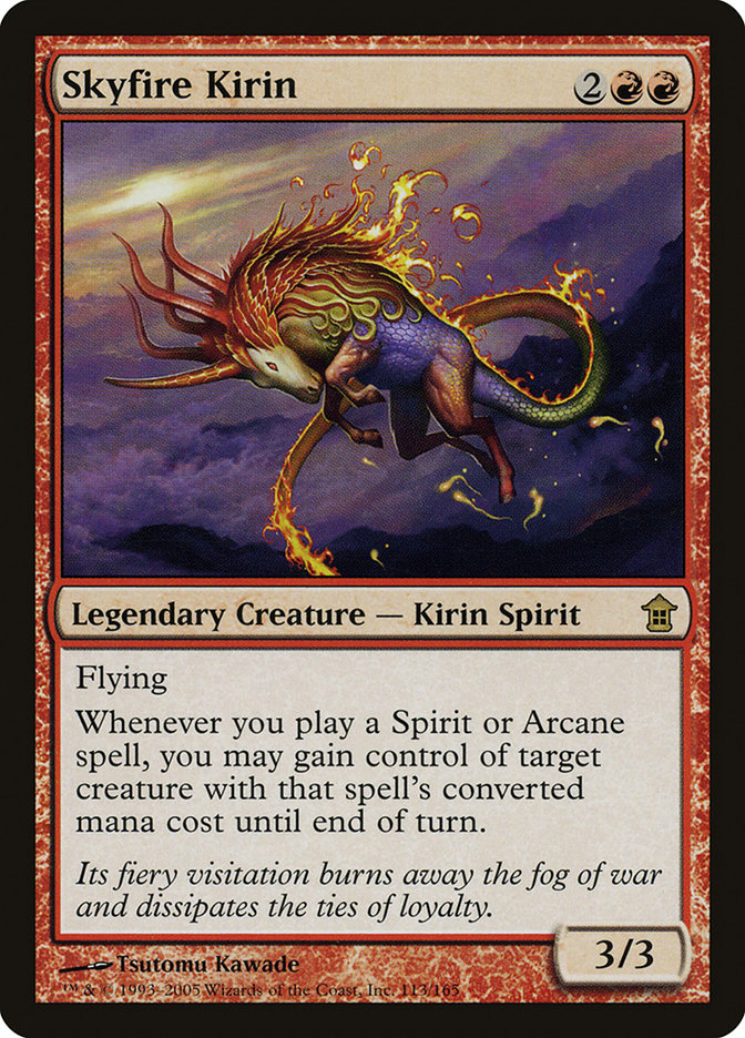 Skyfire Kirin [Saviors of Kamigawa] | Good Games North