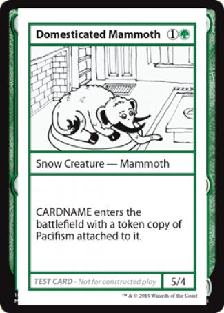 Domesticated Mammoth (2021 Edition) [Mystery Booster Playtest Cards] | Good Games North