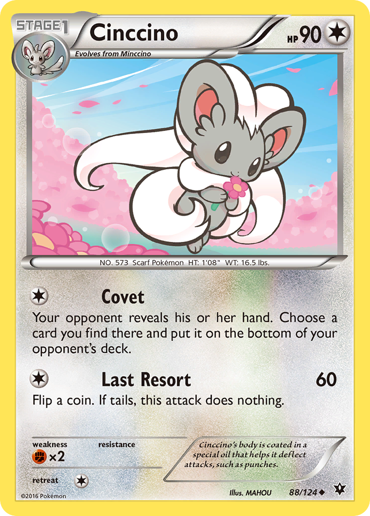 Cinccino (88/124) [XY: Fates Collide] | Good Games North