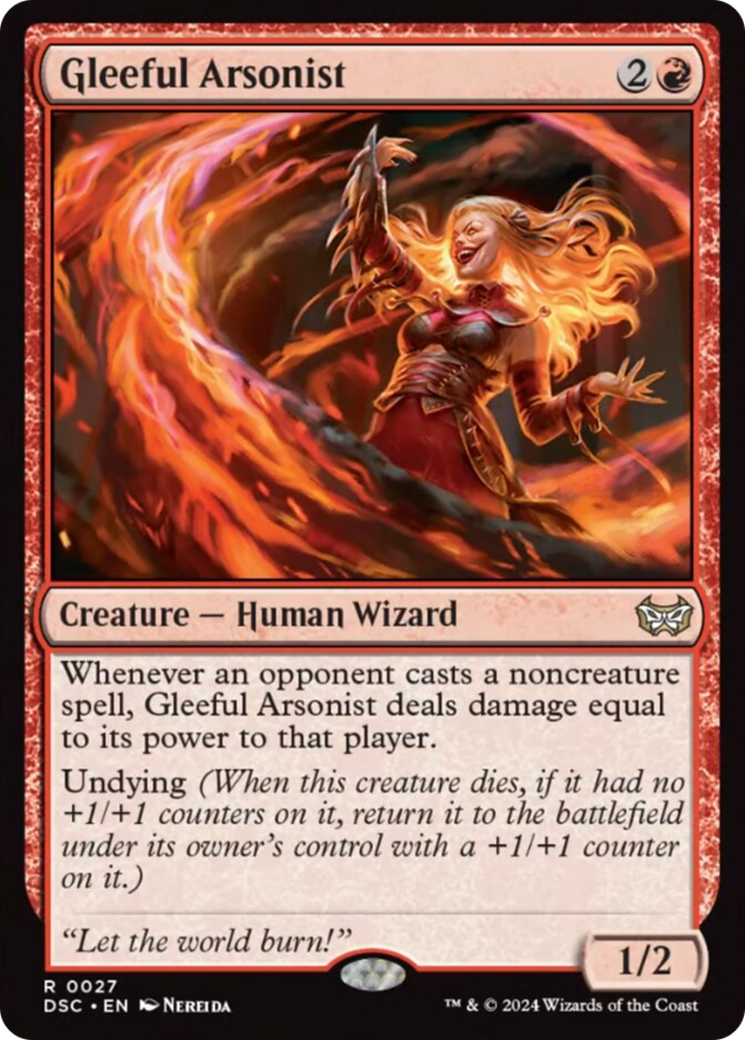 Gleeful Arsonist [Duskmourn: House of Horror Commander] | Good Games North