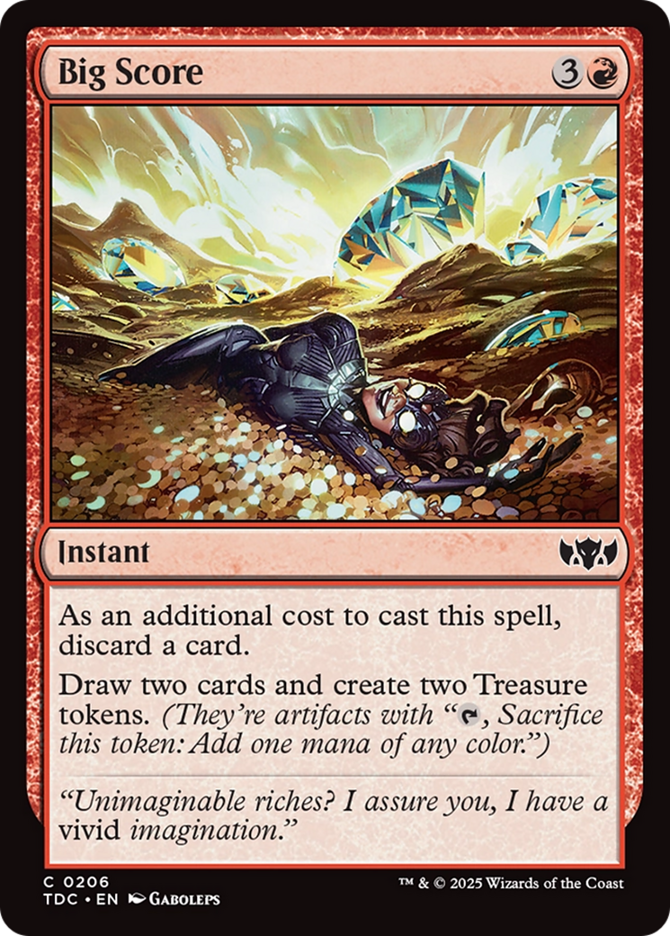 Big Score [Tarkir: Dragonstorm Commander] | Good Games North