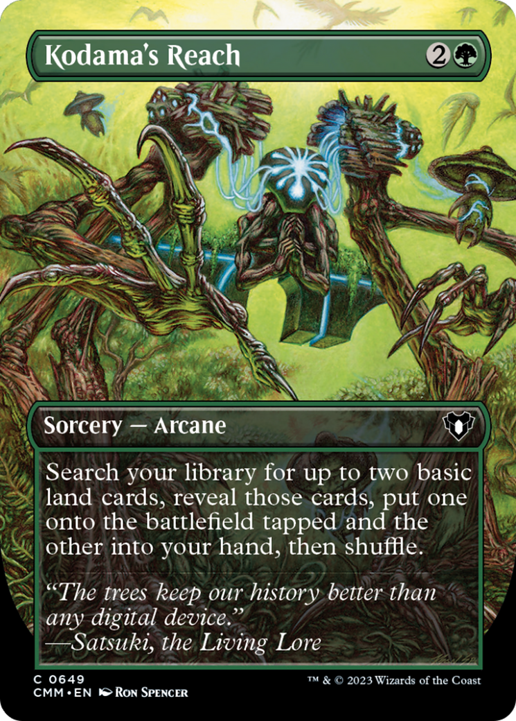 Kodama's Reach (Borderless Alternate Art) [Commander Masters] | Good Games North