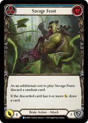 Savage Feast (Blue) [U-WTR016] (Welcome to Rathe Unlimited)  Unlimited Normal | Good Games North