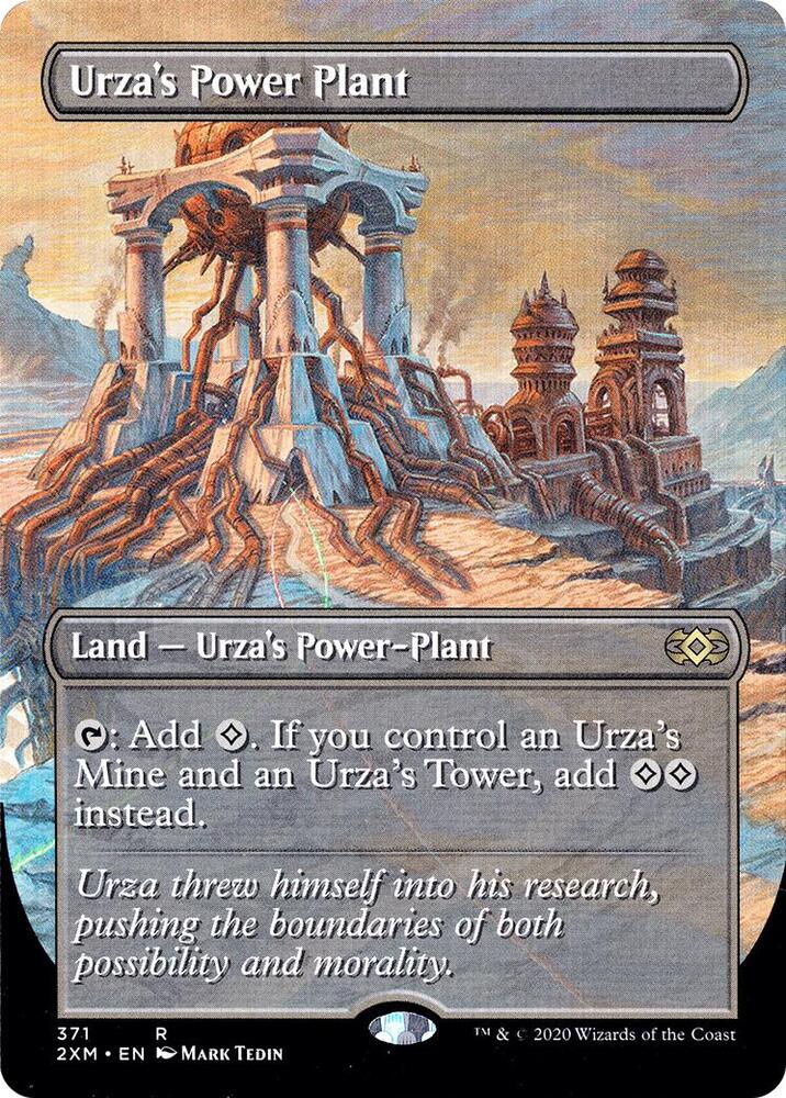 Urzas Power Plant Borderless (Double Masters)  - Foil | Good Games North