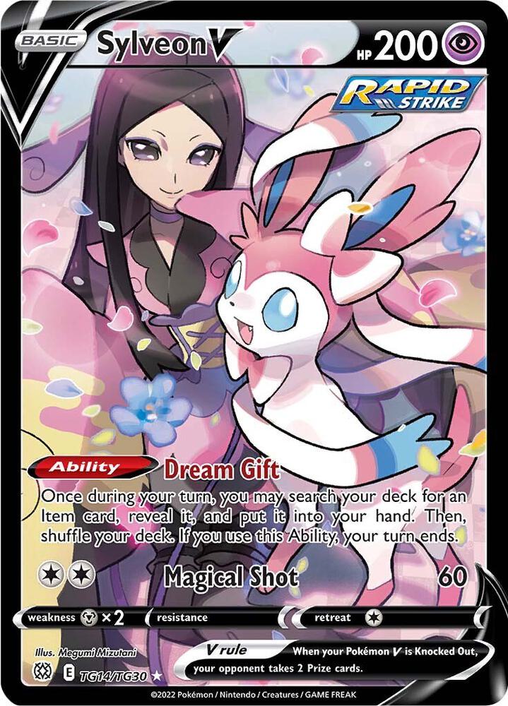 Sylveon V TG14/TG30 (SWSH09: Brilliant Stars Trainer Gallery)  - Holofoil | Good Games North