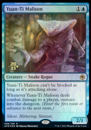 Yuan-Ti Malison [Dungeons & Dragons: Adventures in the Forgotten Realms Prerelease Promos] | Good Games North