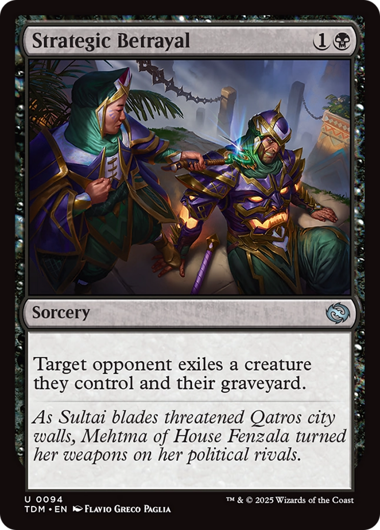 Strategic Betrayal [Tarkir: Dragonstorm] | Good Games North