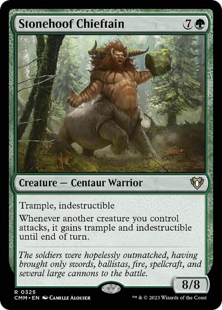 Stonehoof Chieftain [Commander Masters] | Good Games North