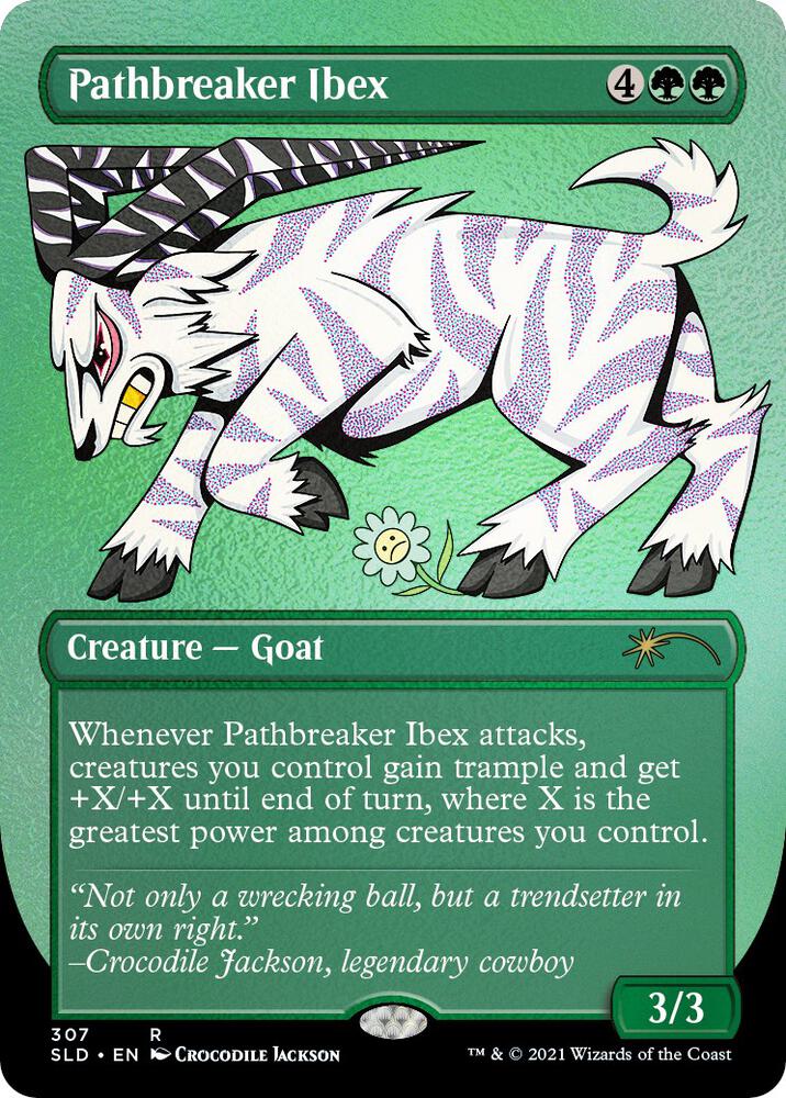 Pathbreaker Ibex 307 (Secret Lair Drop Series)  - Borderless Etched Foil | Good Games North