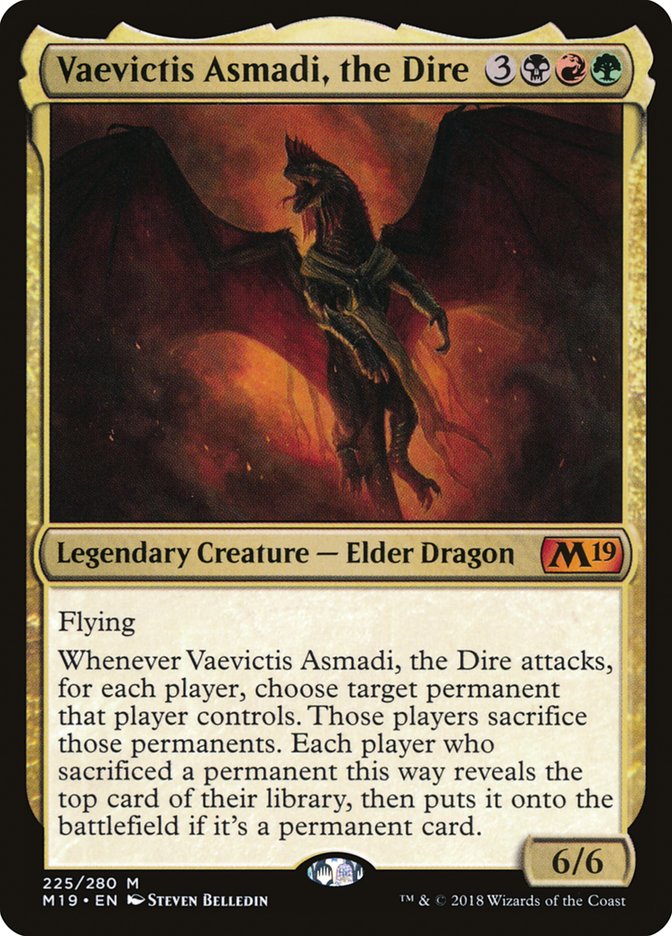 Vaevictis Asmadi, the Dire (Core Set 2019)  | Good Games North