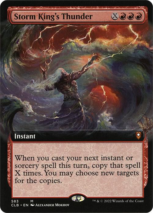 Storm Kings Thunder Extended Art (Commander Legends: Battle for Baldur's Gate)  | Good Games North