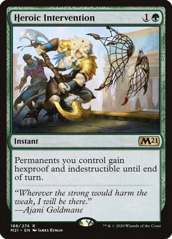 Heroic Intervention 188 (Core Set 2021)  | Good Games North