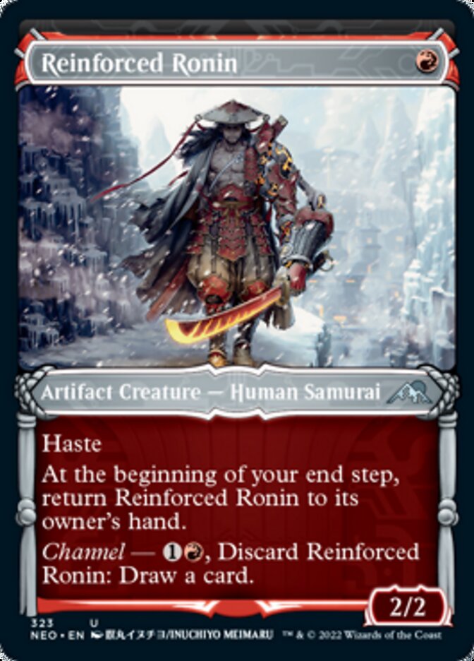 Reinforced Ronin (Showcase Samurai) [Kamigawa: Neon Dynasty] | Good Games North