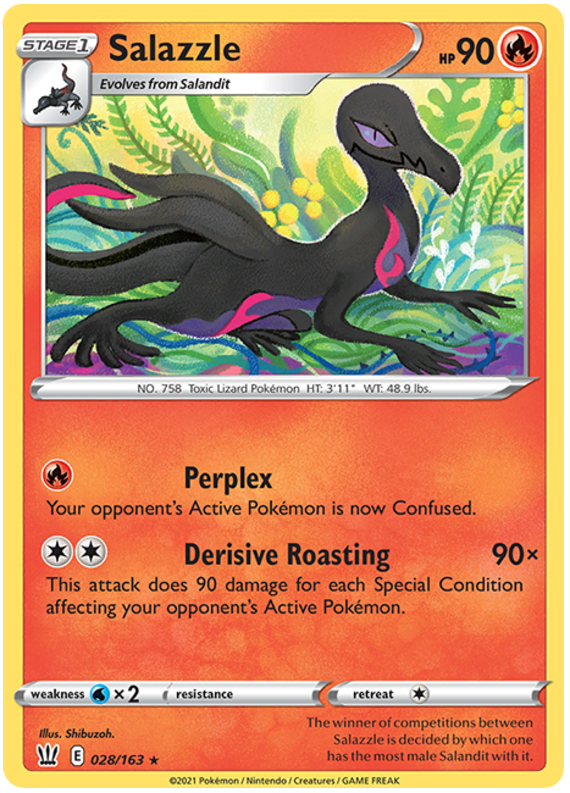 Salazzle (028/163) [Sword & Shield: Battle Styles] | Good Games North
