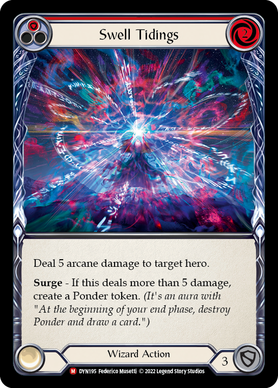 Swell Tidings [DYN195] (Dynasty)  Rainbow Foil | Good Games North