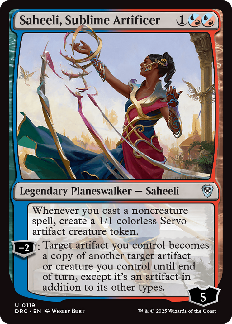 Saheeli, Sublime Artificer [Aetherdrift Commander] | Good Games North