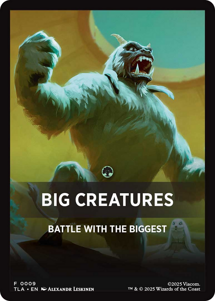 Big Creatures Theme Card [Avatar: The Last Airbender] | Good Games North