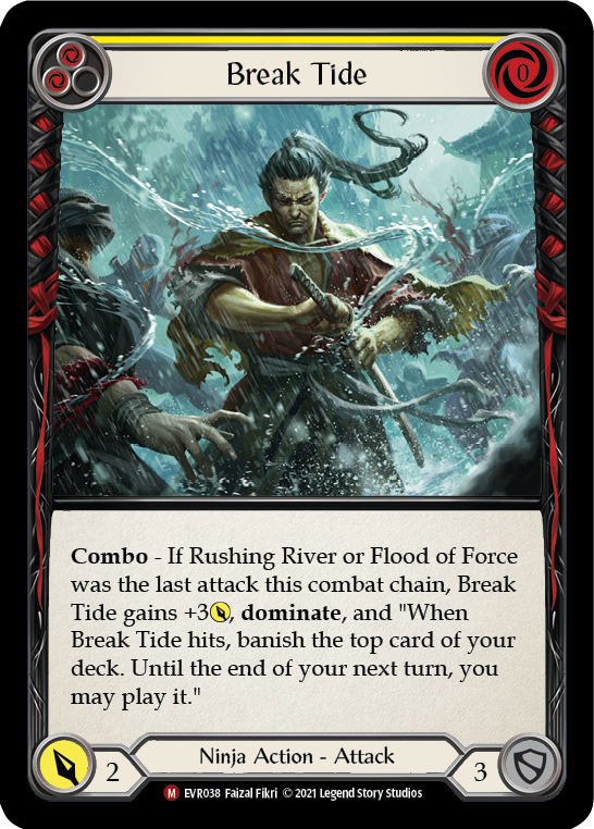 Break Tide [EVR038] (Everfest)  1st Edition Rainbow Foil | Good Games North