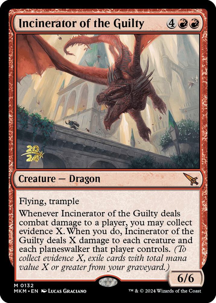 Incinerator of the Guilty 132s/182 (Prerelease Cards)  - Foil | Good Games North