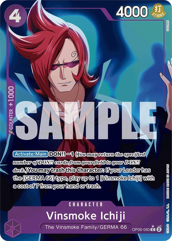 Vinsmoke Ichiji OP06-060 (Premium Booster -The Best-)  - Full Art Foil | Good Games North