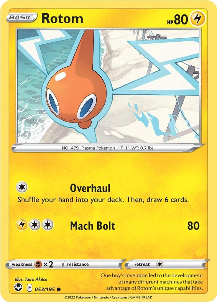 Rotom (053/195) [Sword & Shield: Silver Tempest] | Good Games North