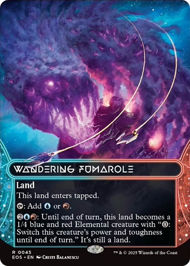 Wandering Fumarole (0045) (Borderless) [Edge of Eternities: Stellar Sights] | Good Games North