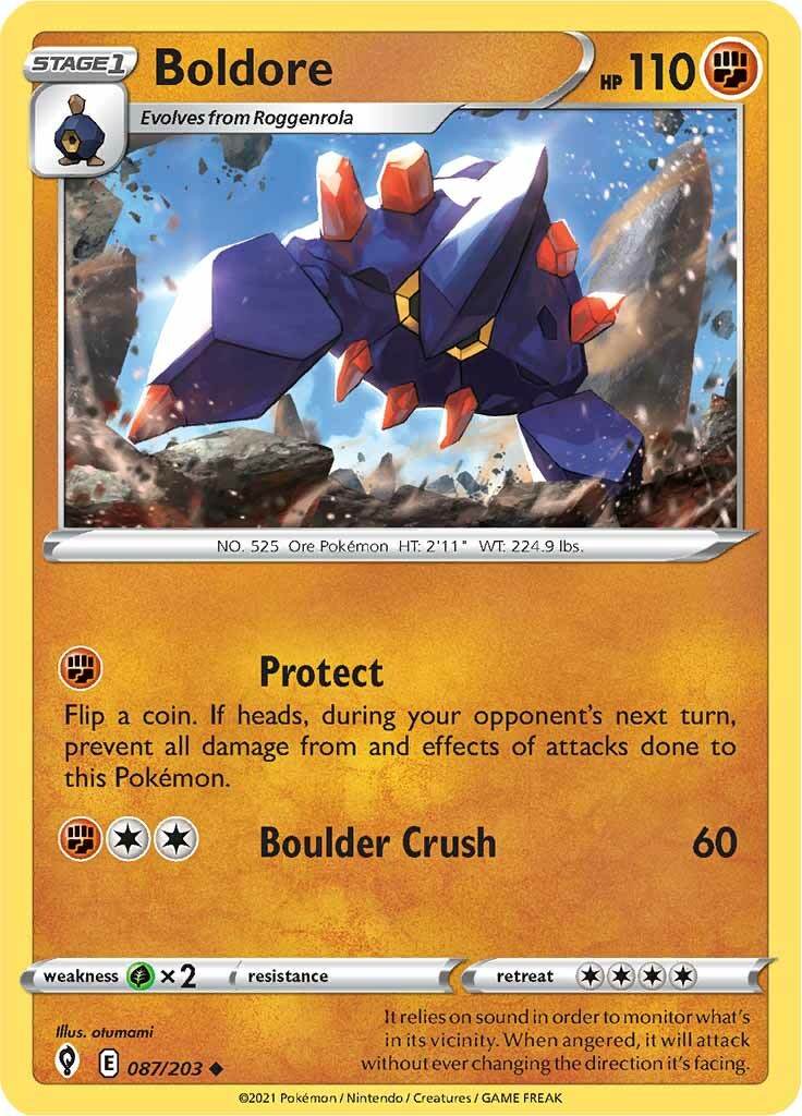 Boldore (087/203) [Sword & Shield: Evolving Skies] | Good Games North