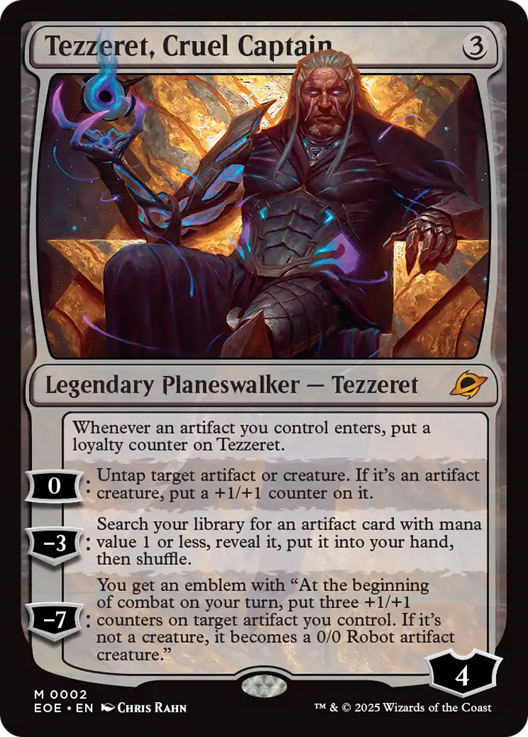 Tezzeret, Cruel Captain [Edge of Eternities] | Good Games North