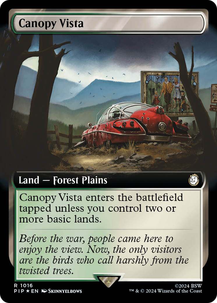 Canopy Vista (Extended Art) (Surge Foil) [Fallout] | Good Games North