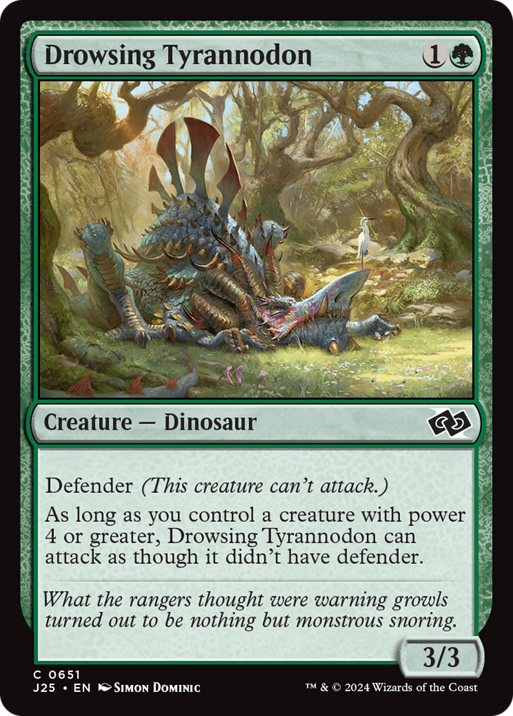 Drowsing Tyrannodon [Foundations Jumpstart] | Good Games North