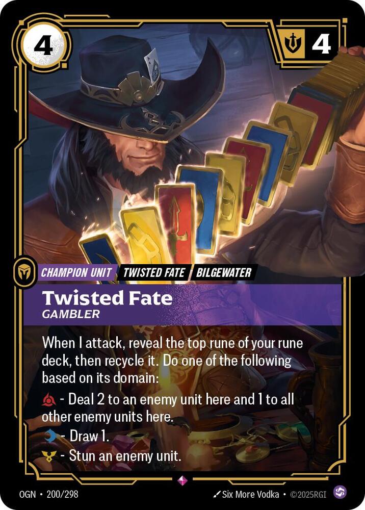Twisted Fate Gambler (Origins)  - Foil | Good Games North