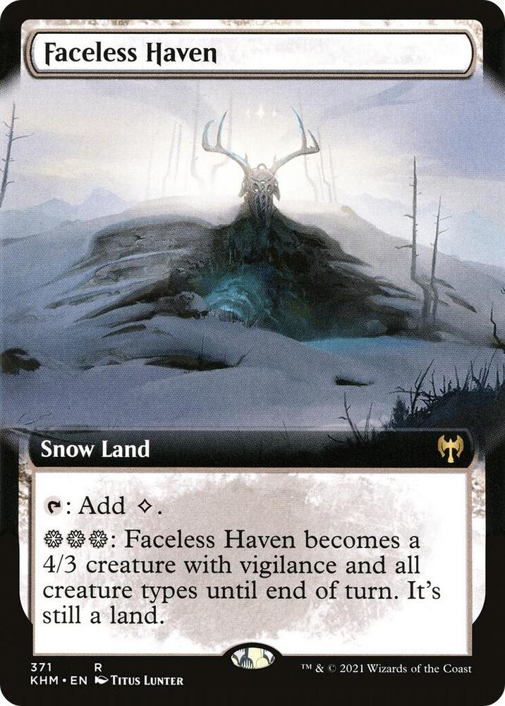 Faceless Haven Extended Art (Kaldheim)  - Foil | Good Games North