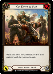 Cut Down to Size (Red) [OUT201] (Outsiders)  Rainbow Foil | Good Games North
