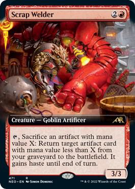 Scrap Welder Extended Art (Kamigawa: Neon Dynasty)  | Good Games North
