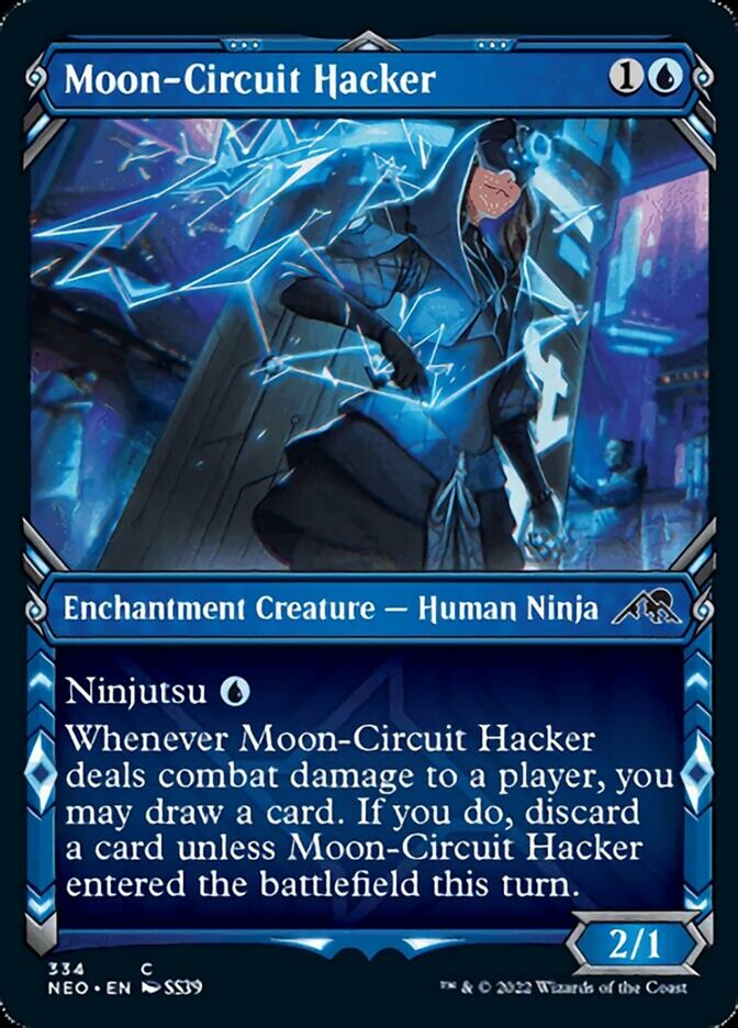 Moon-Circuit Hacker (Showcase Ninja) [Kamigawa: Neon Dynasty] | Good Games North