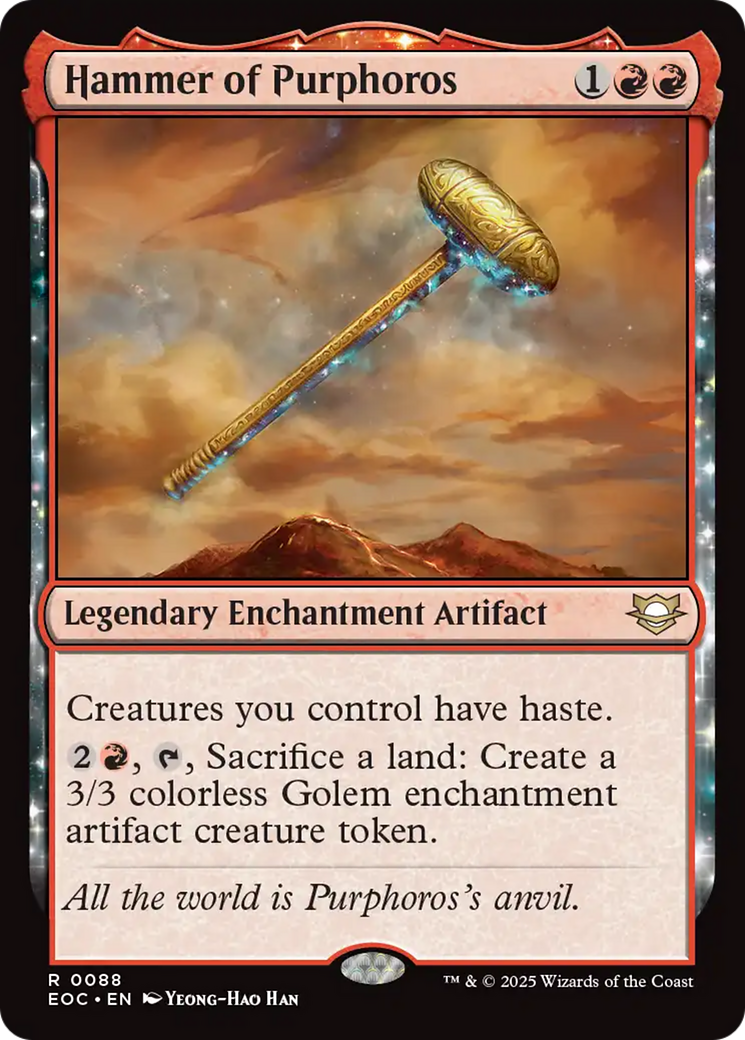 Hammer of Purphoros [Edge of Eternities Commander] | Good Games North