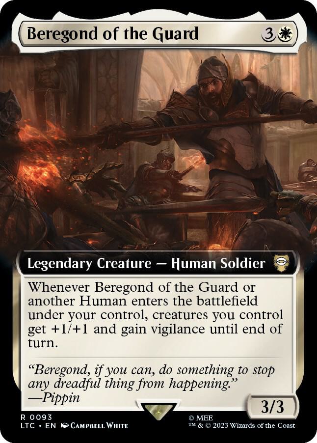 Beregond of the Guard Extended Art (Commander: The Lord of the Rings: Tales of Middle-earth)  | Good Games North