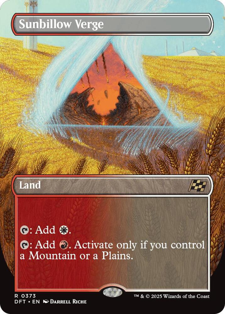 Sunbillow Verge Borderless (Aetherdrift)  - Foil | Good Games North