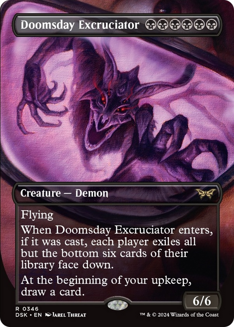 Doomsday Excruciator (Borderless) [Duskmourn: House of Horror] | Good Games North