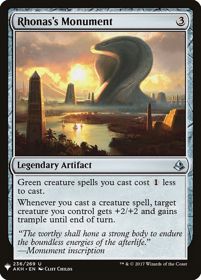 Rhonas's Monument [Mystery Booster] | Good Games North