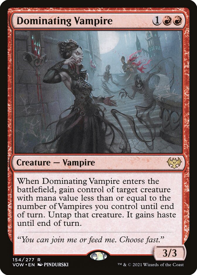 Dominating Vampire (Innistrad: Crimson Vow)  - undefined | Good Games North