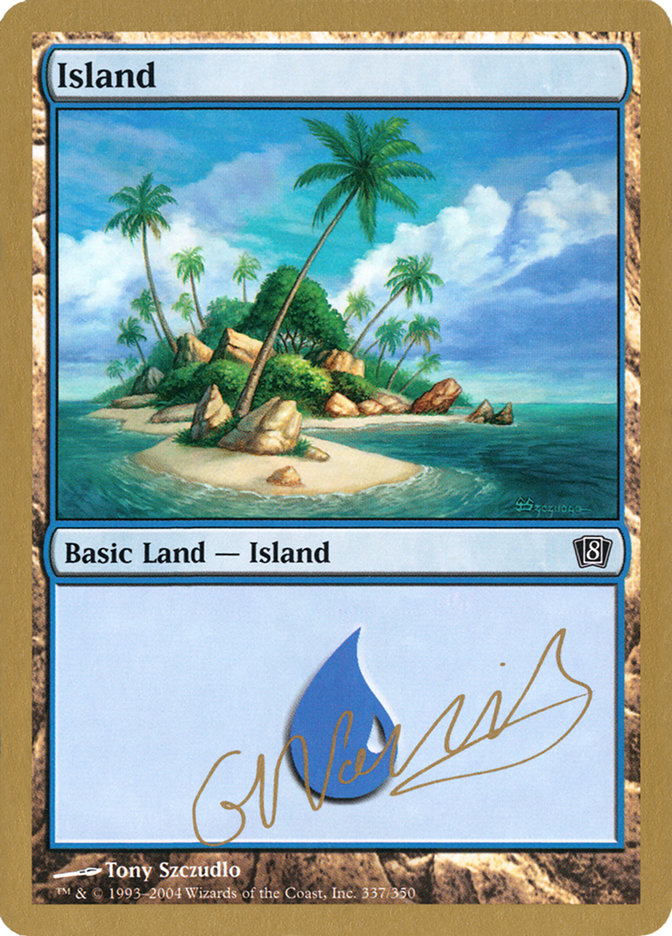 Island (gn337) (Gabriel Nassif) [World Championship Decks 2004] | Good Games North