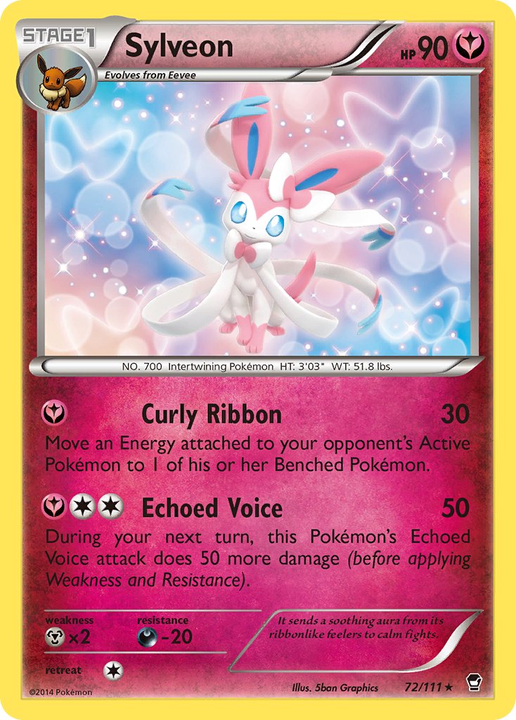 Sylveon (72/111) (Theme Deck Exclusive) [XY: Furious Fists] | Good Games North