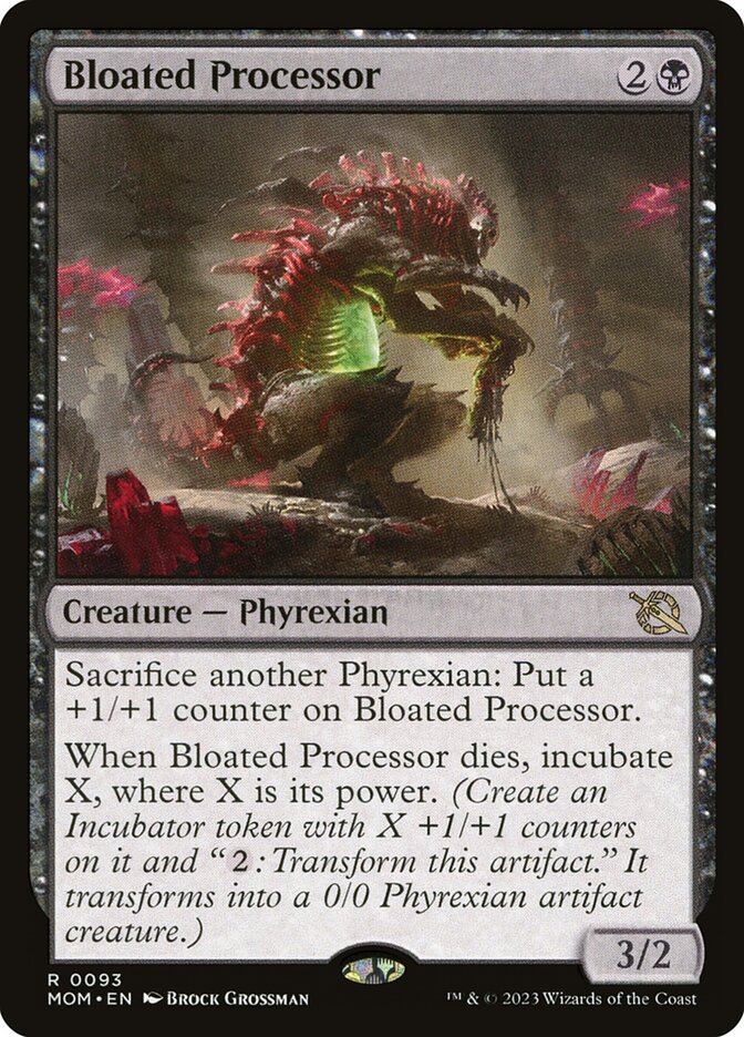 Bloated Processor 93/291 (March of the Machine)  - Foil | Good Games North