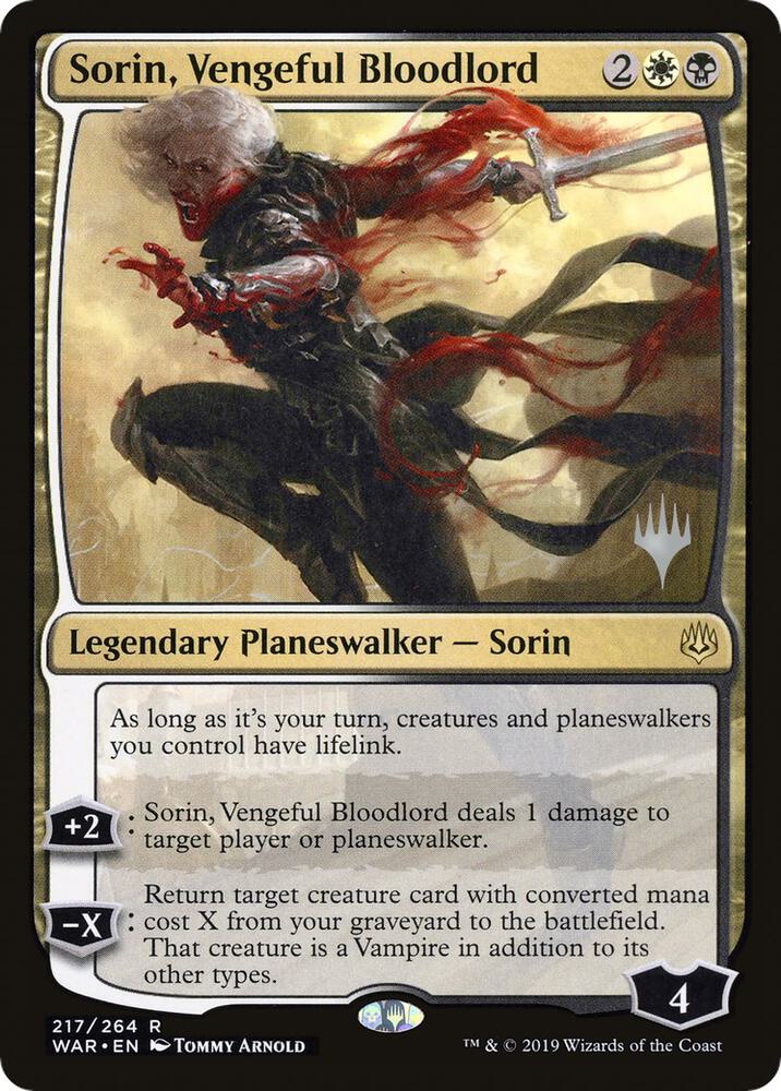 Sorin Vengeful Bloodlord (Promo Pack: Throne of Eldraine)  - Foil | Good Games North