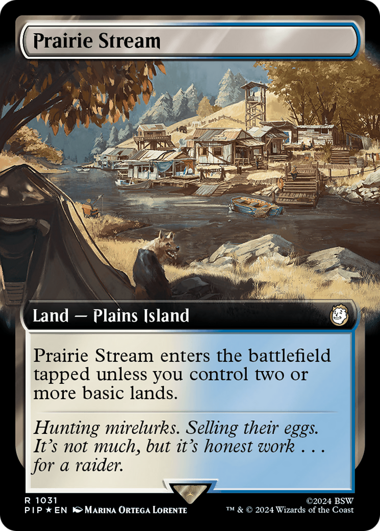 Prairie Stream (Extended Art) (Surge Foil) [Fallout] | Good Games North