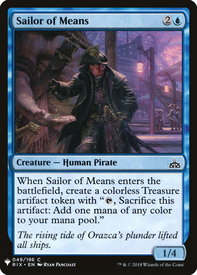 Sailor of Means [Mystery Booster] | Good Games North