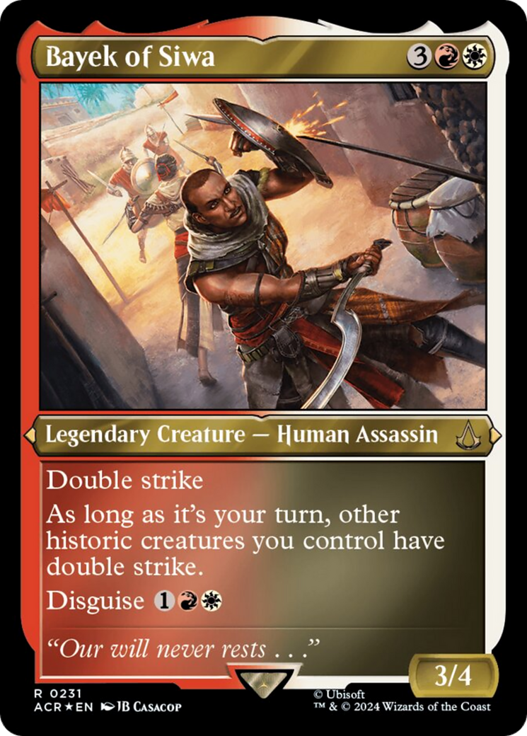 Bayek of Siwa (Foil Etched) [Assassin's Creed] | Good Games North