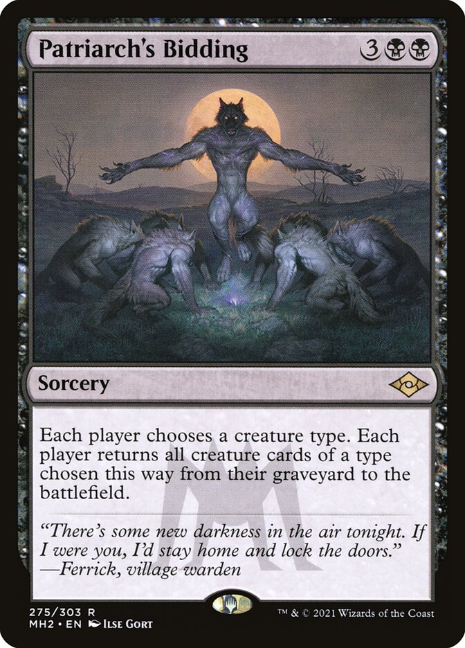 Patriarch's Bidding (Modern Horizons 2)  | Good Games North