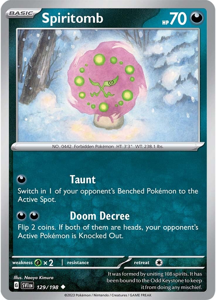 Spiritomb (129/198) [Scarlet & Violet: Base Set] | Good Games North
